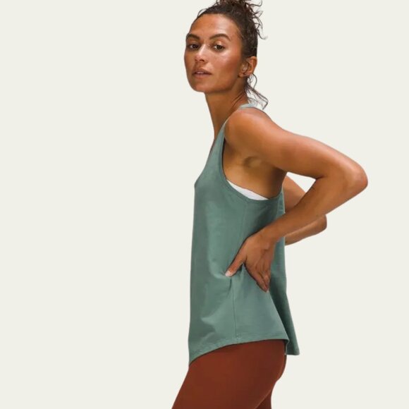 Lululemon Love Tank Top size 4 Heathered Medium Forest - Picture 4 of 5